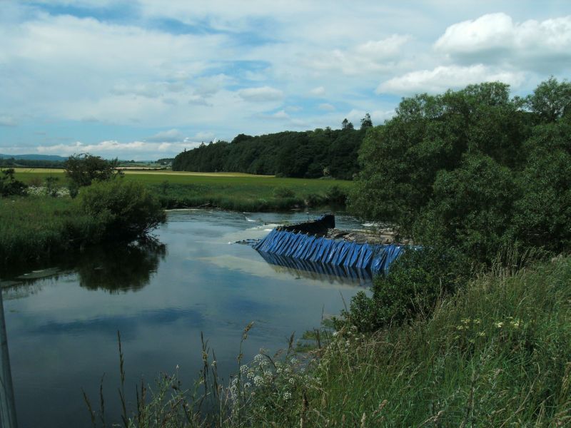 The dam, seen from upstream.